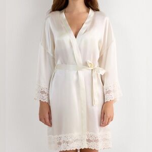 Intimissimi Pretty Flowers Silk Kimono